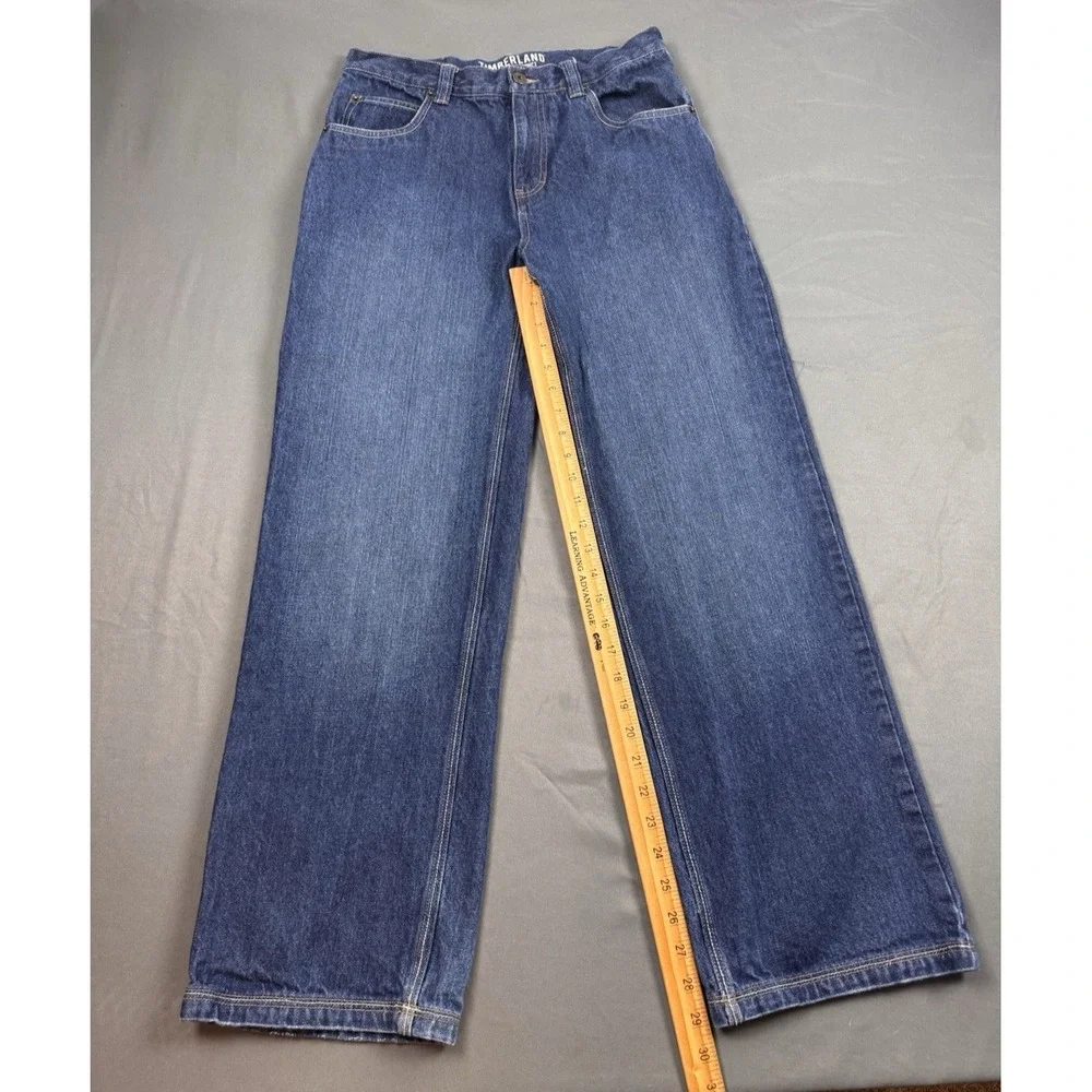 Timberland‎ Boys Jeans Relaxed Fit Straight Leg Blue Denim Size 18 Outdoors